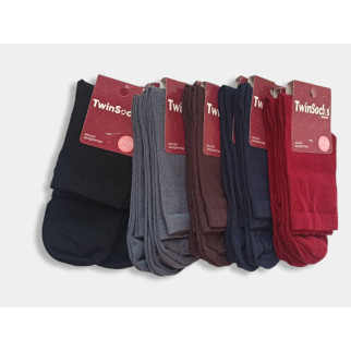 Жіночий набір високих шкарпеток  від ТМ TwinSocks - 12 шт на Ваш вибір 21-23(35-38), 23-25(38-40) - Інтернет-магазин спільних покупок ToGether
