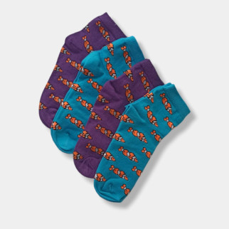 Шкарпетки дитячі для дівчинки з принтом "Рибки" ТМ Twinsocks - Інтернет-магазин спільних покупок ToGether