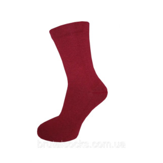 Високі шкарпетки жіночі однотонні ТМ Twinsocks 23/S/35-37, Бордовий - Інтернет-магазин спільних покупок ToGether