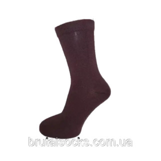 Високі шкарпетки жіночі однотонні ТМ Twinsocks 23/S/35-37, Коричневий - Інтернет-магазин спільних покупок ToGether