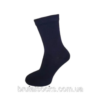 Високі шкарпетки жіночі однотонні ТМ Twinsocks 23/S/35-37, Синій - Інтернет-магазин спільних покупок ToGether