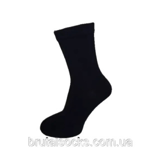 Високі шкарпетки жіночі однотонні ТМ Twinsocks 23/S/35-37, Чорний - Інтернет-магазин спільних покупок ToGether