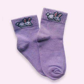 Шкарпетки дитячі "Зайчики", бузковий, рожевий, сірий - Інтернет-магазин спільних покупок ToGether