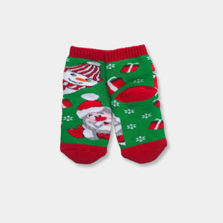 Махрові шкарпетки дитячі новорічні | теплі носки для дітей з дідом морозом - Інтернет-магазин спільних покупок ToGether