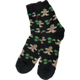 Шкарпетки махрові жіночі /  теплі шкарпетки новорічні для жінок Чорний Пряник - Інтернет-магазин спільних покупок ToGether