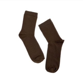 Шкарпетки однотонні в рубчик  -  дитячі шкарпетки білі, сірі, чорні, рожеві, коричневі, бежеві, Коричневий - Інтернет-магазин спільних покупок ToGether