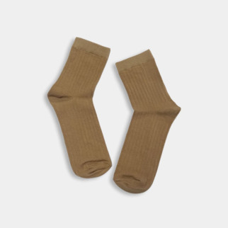 Шкарпетки однотонні в рубчик дитячі шкарпетки білі, сірі, чорні, рожеві, коричневі, бежеві / Бежевий, 10-12 - Інтернет-магазин спільних покупок ToGether