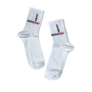 Високі жіночі шкарпетки білі  ⁇  шкарпетки жіночі з високою гумкою Кохаю-Сумою - Інтернет-магазин спільних покупок ToGether