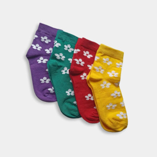 Шкарпетки дитячі для дівчинки | жовті, фіолетові, зелені, червоні шкарпетки дівчинці - Інтернет-магазин спільних покупок ToGether