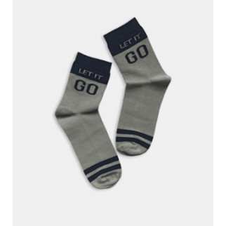 Шкарпетки дитячі спорт, шкарпетки з написом 18-20, Сірий + синій - Інтернет-магазин спільних покупок ToGether