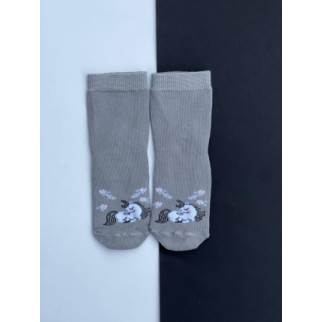 Дитячі високі шкарпетки для дівчинки з єдинорогом  ⁇  Шкарпетки з принтом для дівчинки Сірий, 14-16 - Інтернет-магазин спільних покупок ToGether