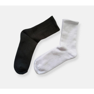 Чоловічі махрові шкарпетки на зиму TwinSocks 41-42 (27), 43-45 (29) Чорні, білі - Інтернет-магазин спільних покупок ToGether