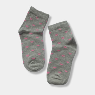 Шкарпетки для дівчинки з принтом серця Twinsocks 18-20(27-32), 22-24(33-37) - Інтернет-магазин спільних покупок ToGether