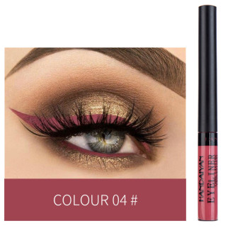 Кольорова водостійка підводка для очей HANDAIYAN Eyeliner Long Lasting Professional колір №4 Коричневий - Інтернет-магазин спільних покупок ToGether