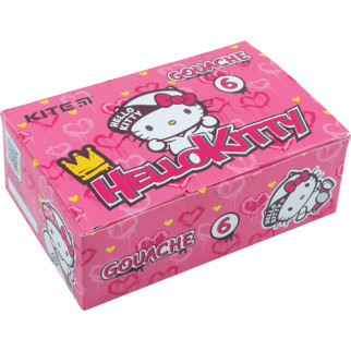 Гуаш, 6 кольорів, 20мл Hello Kitty - Інтернет-магазин спільних покупок ToGether