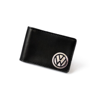Обкладинка для автодокументів з логотипом "Volkswagen" чорна з посрібленням. - Інтернет-магазин спільних покупок ToGether