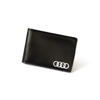 Обкладинка для автодокументів з логотипом "Audi" чорна з посрібленням. - Інтернет-магазин спільних покупок ToGether