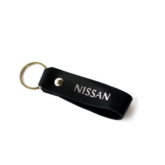 Брелок-петля з написом "Nissan" чорний з посрібленням. - Інтернет-магазин спільних покупок ToGether