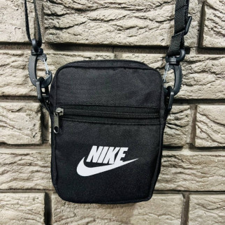 Барсетка чорна small Nike білий логотип - Інтернет-магазин спільних покупок ToGether