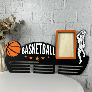Настінна медальниця для спортсмена «Баскетбол» - Інтернет-магазин спільних покупок ToGether