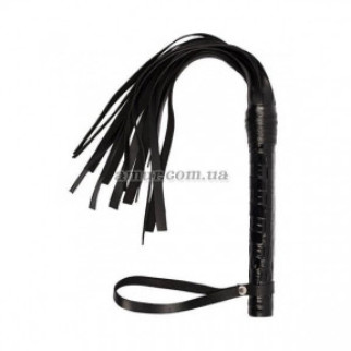 Флогер VIP Leather Flogger чорний - Інтернет-магазин спільних покупок ToGether