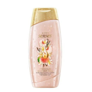 Крем-гель для душу з олією макадамії Avon Senses «Білий персик і ванільна орхідея», 500мл - Інтернет-магазин спільних покупок ToGether