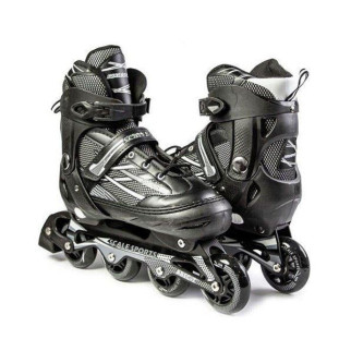 Розсувні роликові ковзани Scale Sports Adult Skates XL LF 935 Чорний (41-44) - Інтернет-магазин спільних покупок ToGether