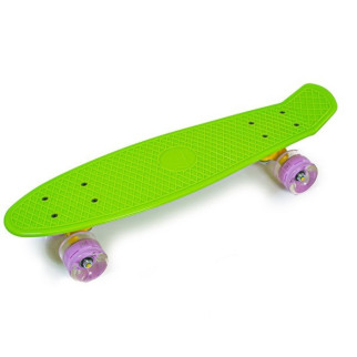 Пені Борд Penny Board 22" Green Зелений LED (Світяться колеса) - Інтернет-магазин спільних покупок ToGether