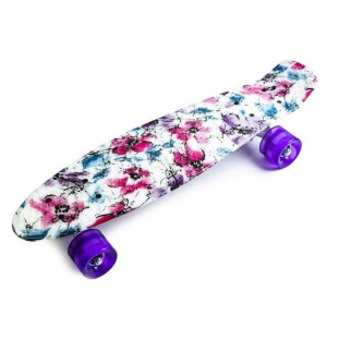 Пені Борд Penny Board 22" Flowers chamomile Квіти ромашки (Світяться колеса) - Інтернет-магазин спільних покупок ToGether