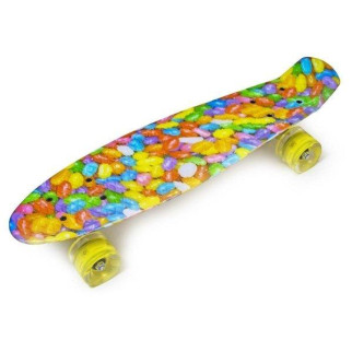 Пені Борд Penny Board 22" Caramel Карамель (Світяться колеса) - Інтернет-магазин спільних покупок ToGether