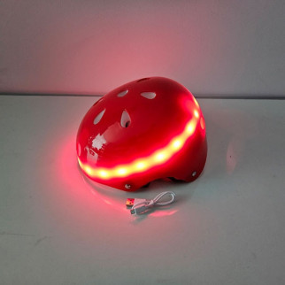 Дитячий шолом BS з LED-підсвіткою (11 режимів) Червоний - Інтернет-магазин спільних покупок ToGether