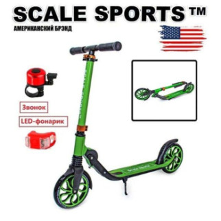 Самокат складаний двоколісний Scale Sports SS-17 Зелений - Інтернет-магазин спільних покупок ToGether