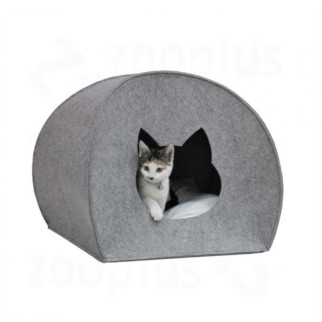 Будиночок для кота з войлоку "Намет" сірий - Інтернет-магазин спільних покупок ToGether