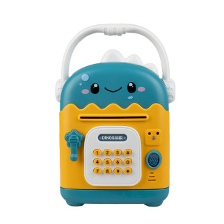 Сейф скарбничка дитяча електронна музична із замком на відбиток пальця та розпізнаванням обличчя Зелений - Інтернет-магазин спільних покупок ToGether