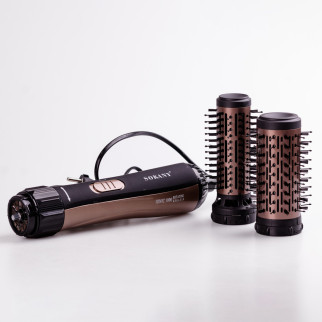 Фен стайлер для волосся 2 в 1 керамічний 1000 Вт поворотна насадка і щітка фен Sokany SD-903 - Інтернет-магазин спільних покупок ToGether