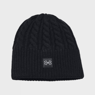 Шапка UA Halftime Cable Knit Beanie чорний Жін OSFM 1379995-001 - Інтернет-магазин спільних покупок ToGether