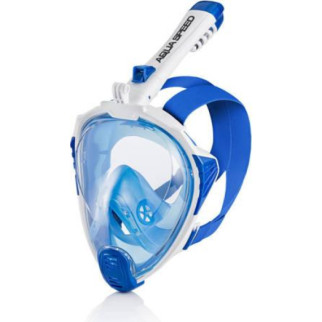 Повнолицева маска Aqua Speed DRIFT  7086 білий, синій Уні S/M 249-51 - Інтернет-магазин спільних покупок ToGether