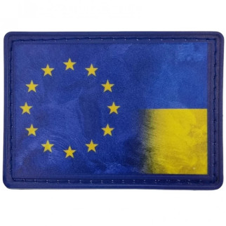 Патч / шеврон прапор ЄС і Україна - Інтернет-магазин спільних покупок ToGether