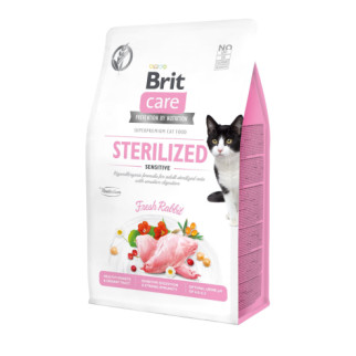 Корм Brit Care Cat Grain Free Sterilized Sensitive сухий з кроликом для стерилізованих кішок з чутливим травленням 0.4 кг - Інтернет-магазин спільних покупок ToGether