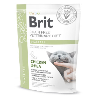 Корм-дієта Brit VD Diabetes Cat сухий при лікуванні діабету у котів 0.4 кг - Інтернет-магазин спільних покупок ToGether