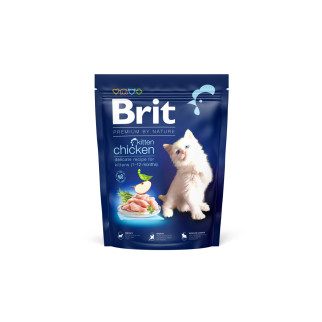 Корм Brit Premium by Nature Cat Kitten сухий з куркою для кошенят 0.3 кг - Інтернет-магазин спільних покупок ToGether