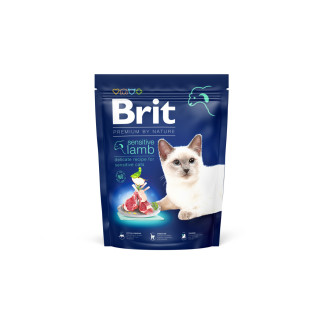 Корм Brit Premium by Nature Cat Sensitive сухий з ягнятком для дорослих котів з чутливим травленням 0.3 кг - Інтернет-магазин спільних покупок ToGether