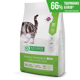 Корм СКХ Nature's Protection Urinary Formula-S сухий для дорослих стерилізованих котів та кішок 7 кг - Інтернет-магазин спільних покупок ToGether