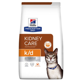 Корм Hill's Prescription Diet Feline K/D сухий з куркою при захворюваннях нирок у котів 0.4 кг - Інтернет-магазин спільних покупок ToGether