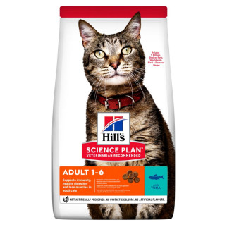 Корм Hill's Science Plan Feline Adult Tuna сухий з тунцем для дорослих кішок 0.3 кг - Інтернет-магазин спільних покупок ToGether