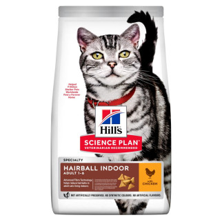 Корм Hill's Science Plan Feline Adult Hairball Indoor сухий для виведення вовни у котів що живуть у приміщенні 1.5 кг - Інтернет-магазин спільних покупок ToGether