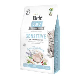 Корм Brit Care Cat Grain Free Sensitive Insect & Fresh Herring сухий гіпоалергенний беззерновий для дорослих котів 2.0 кг - Інтернет-магазин спільних покупок ToGether