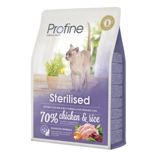 Корм Profine Cat Sterilised сухий з куркою і рисом для стерилізованих котів 2 кг - Інтернет-магазин спільних покупок ToGether