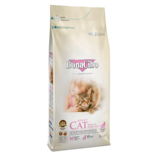 Корм BonaCibo Cat Adult Light & Sterilized сухий з куркою для стерилізованих котів 2 кг - Інтернет-магазин спільних покупок ToGether