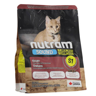 Корм Nutram S1 Sound Balanced Wellness Kitten сухий для кошенят 0.34 кг - Інтернет-магазин спільних покупок ToGether